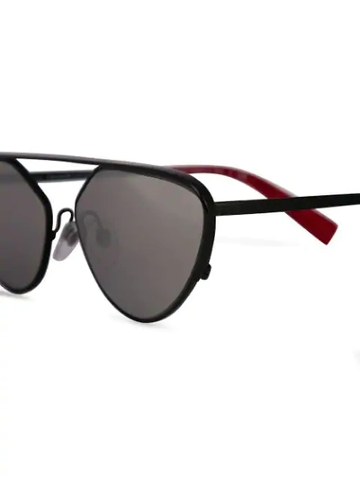 Shop Alexandre Vauthier Nadege Sunglasses In Black
