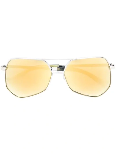 Shop Grey Ant Megalast Sunglasses - Metallic