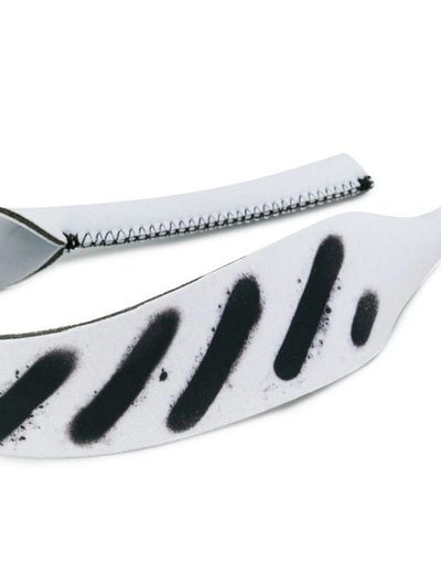 Off-white Industrial Graffiti Sunglasses Strap In White