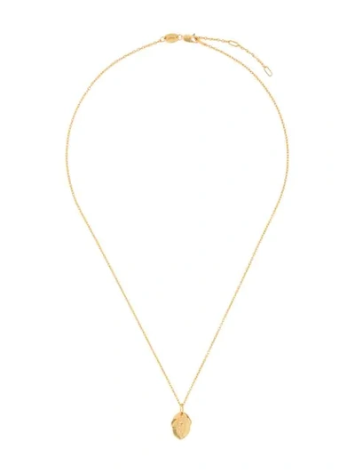 Shop Northskull Cupid Pendant Necklace In Gold