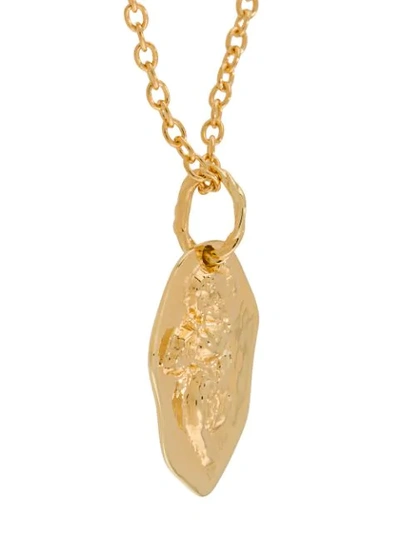 Shop Northskull Cupid Pendant Necklace In Gold