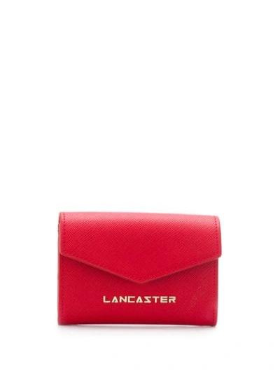 Shop Lancaster Flap Wallet In Red