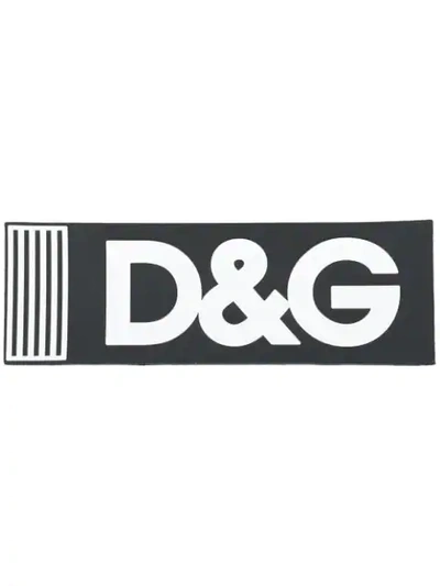 Shop Dolce & Gabbana Logo Patch In Black