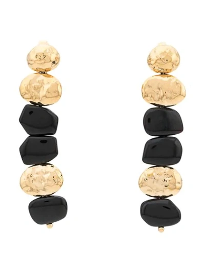 Shop Aurelie Bidermann Honey Clip Earrings In Gold