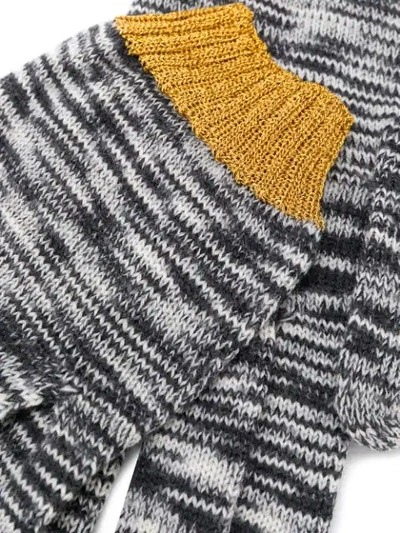 Shop Missoni Pattern Knit Gloves In Black