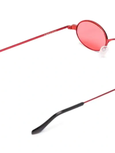Shop Roberi & Fraud 'red Doris' Sonnenbrille Mit Runden Gläsern