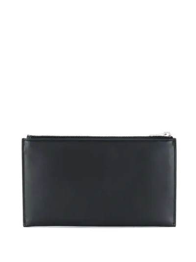 Shop Saint Laurent Monogram Bill Pouch In Black