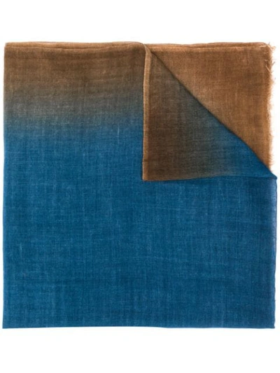 Shop Avant Toi Cashmere Scarf In Blue