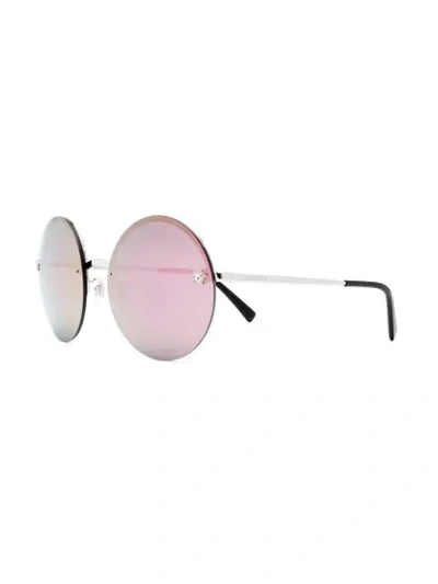 Shop Versace Eyewear Medusa Round Sunglasses - Pink