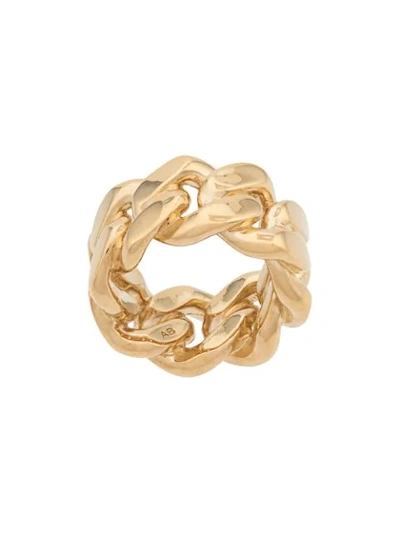 Shop Aurelie Bidermann Bronx Ring In Gold