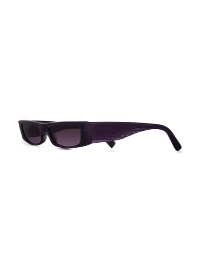 Shop Alexandre Vauthier Edwidge Sunglasses In Purple