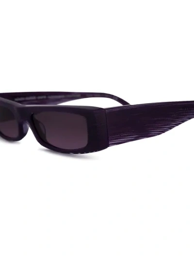 Shop Alexandre Vauthier Edwidge Sunglasses In Purple