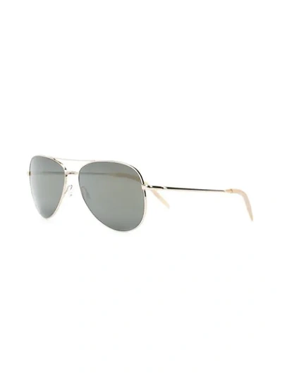 Shop Oliver Peoples 'kannon' Sunglasses In Yellow