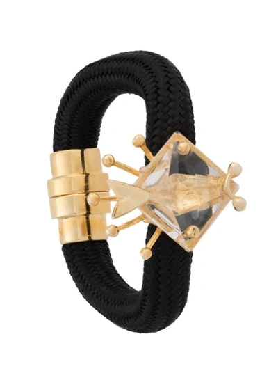 Shop Osklen 'fito' Bracelet In Black