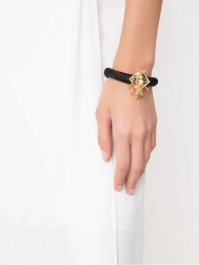 Shop Osklen 'fito' Bracelet In Black