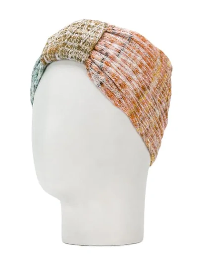 Shop Missoni Ruched Hairband In Multicolour