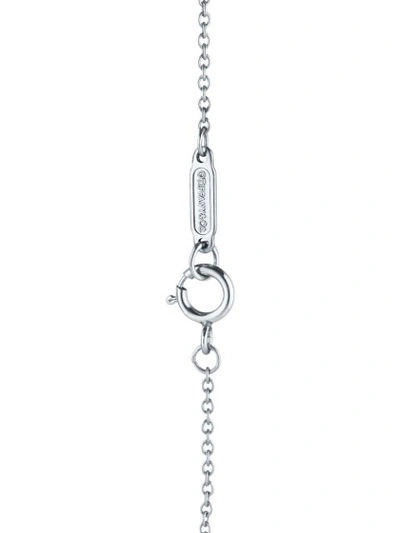 Shop Tiffany & Co Tiffany Victoria Diamond Large Pendant Necklace In Metallic