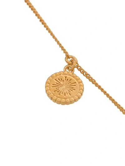 Shop Rachel Jackson Eternal Sun Coin Necklace In Gold