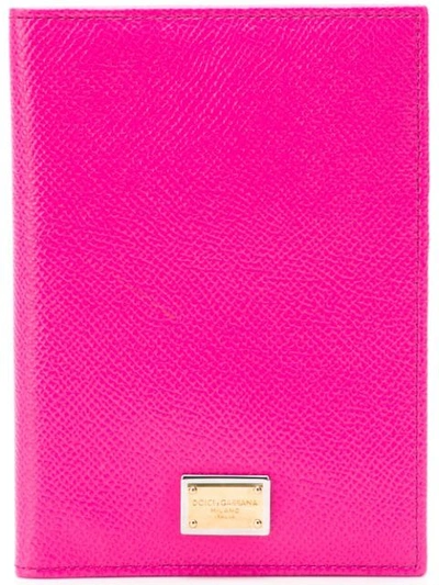 Shop Dolce & Gabbana Logo Bi-fold Wallet - Pink