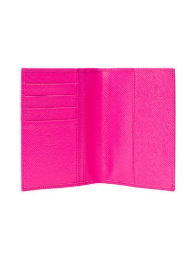 Shop Dolce & Gabbana Logo Bi-fold Wallet - Pink