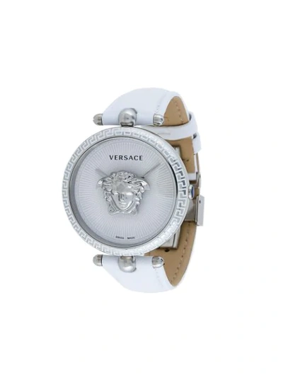 Shop Versace Palazzo Empire Watch In White