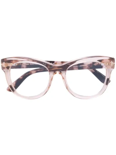 Shop Tom Ford Eyewear Cat Eye Glasses - Brown