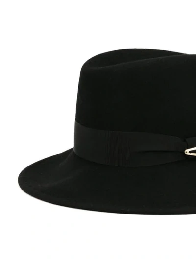 Shop Federica Moretti Odi Hat In Black