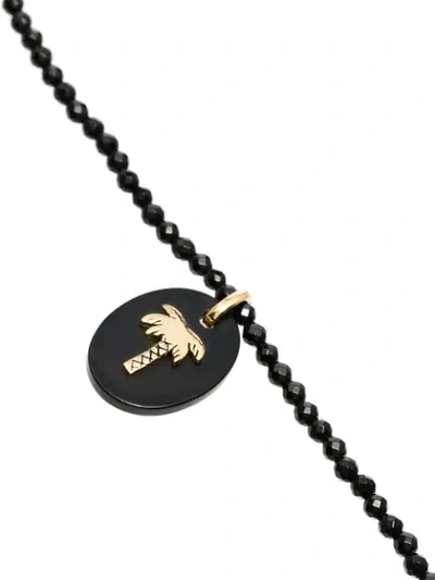 Shop Anissa Kermiche Onyx Palm Tree Choker In Black