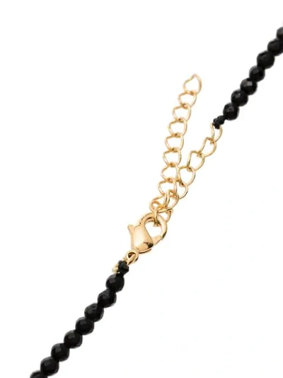 Shop Anissa Kermiche Onyx Palm Tree Choker In Black