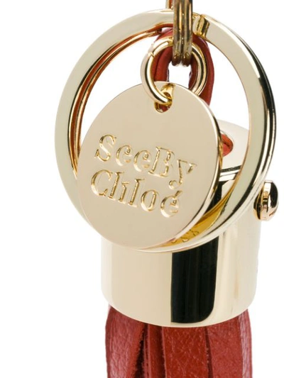 Shop See By Chloé Tassel Key Trick In Red