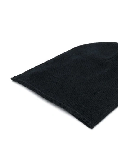 Shop Allude Cashmere Knitted Hat In 0090 Black