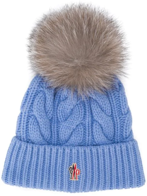 moncler fox fur hat