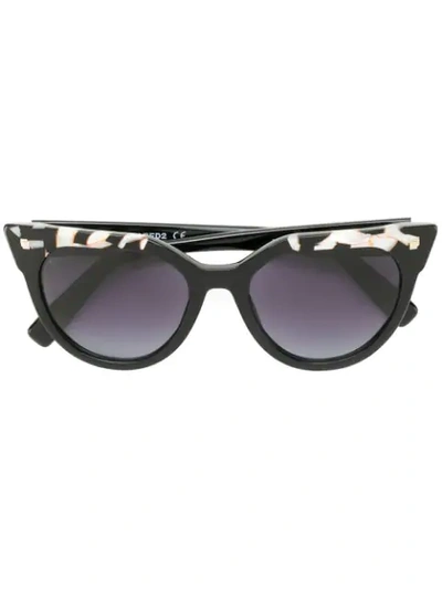 Shop Dsquared2 Cat Eye-frame Sunglasses In Black