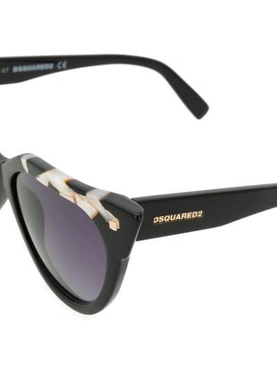 Shop Dsquared2 Cat Eye-frame Sunglasses In Black
