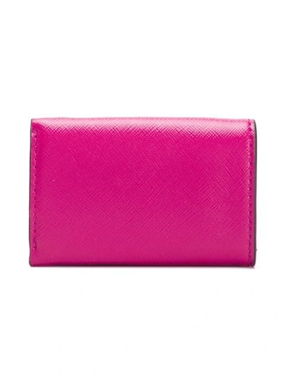 Shop Marc Jacobs Snapshot Mini Trifold Wallet In Blue
