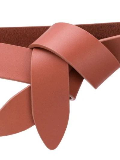 Shop Isabel Marant Lecce Knotted Belt In Pink