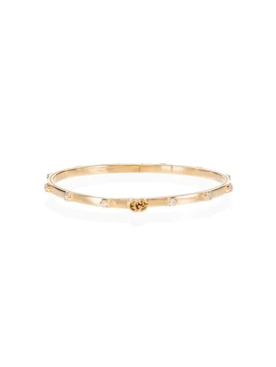 Shop Gucci Gg Running Bracelet In Gold