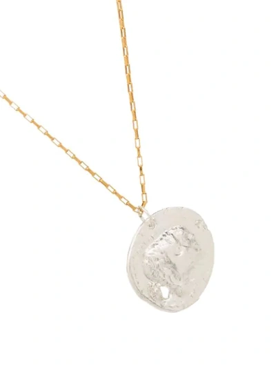 Shop Alighieri The Other Side Of The World Necklace In Metallic