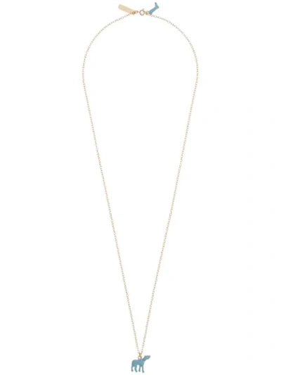 Shop Marni Toys Necklace In Blue