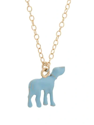 Shop Marni Toys Necklace In Blue