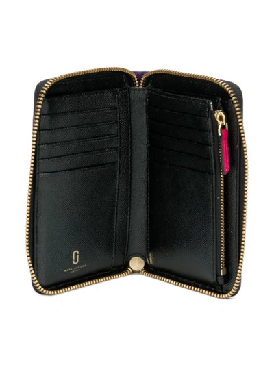 MARC JACOBS SNAPSHOT COMPACT WALLET - 紫色