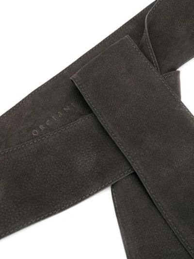 Shop Orciani Tie-fastening Belt In Black