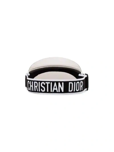 Shop Dior Club1 Visor In Black