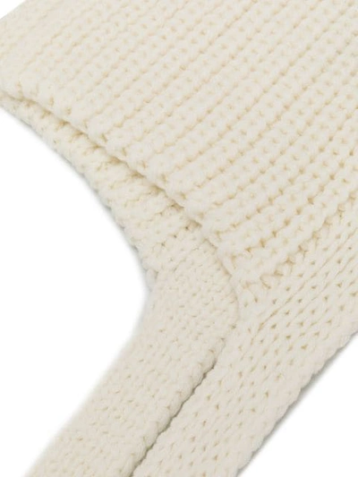Shop Missoni Chunky Knit Scarf In White
