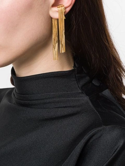 Shop Alancrocetti Cascade Ear Cuffs In Gold