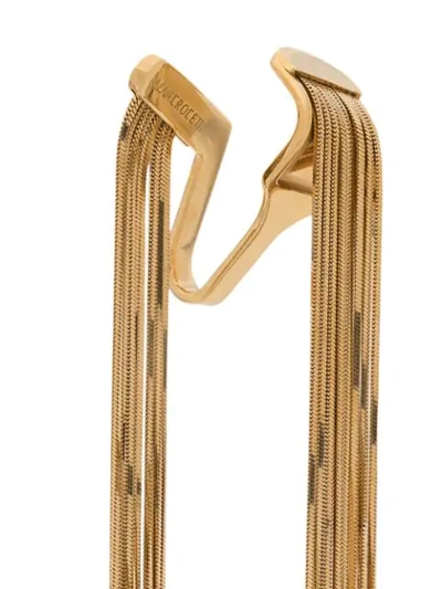 Shop Alancrocetti Cascade Ear Cuffs In Gold