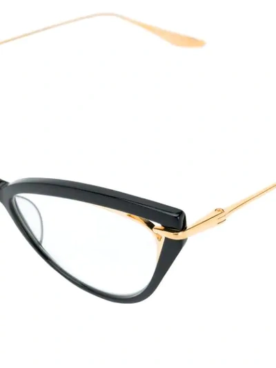 Shop Dita Eyewear Artcal Glasses In Gold