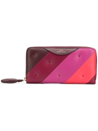 Shop Anya Hindmarch Large Chubby Zip In Red