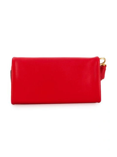 Shop Tory Burch Leather Wallet - Red