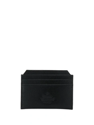 Shop Vivienne Westwood Logo Plaque Cardholder In Black